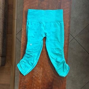 Lululemon Athletica Turquoise Leggings